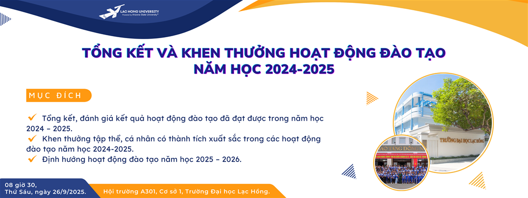Hội nghị Tổng kết công tác đào tạo năm học 2024 – 2025